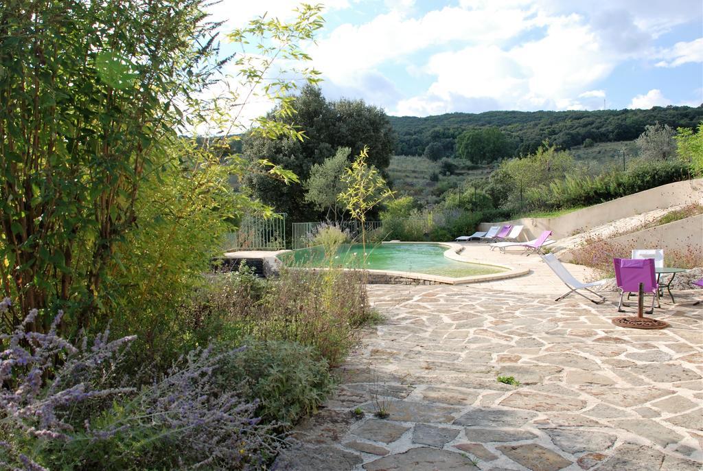 Bed and Breakfast Les Jardins Du Mas Evesque Rousson  Exterior foto
